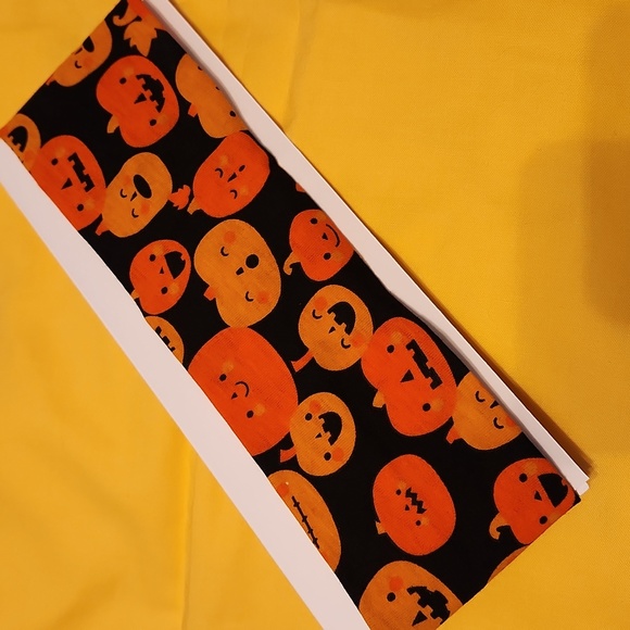 Halloween Themed Handmade Cotton/Polyester Spandex Head Bands - set of 4 - Picture 6 of 13